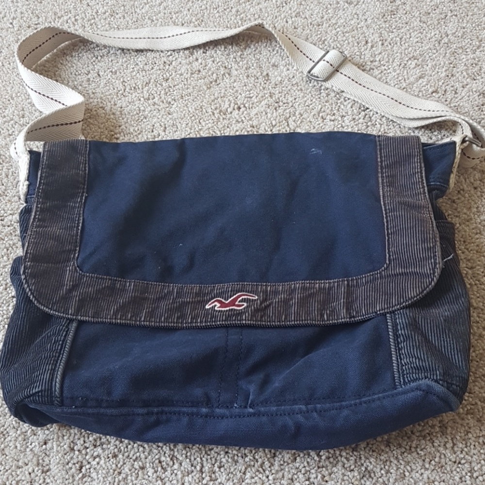 Hollister Canvas Messenger Bag